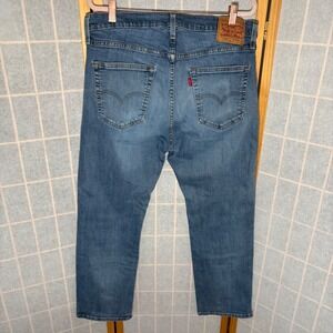 Levis 559 Relaxed Straight Leg Mens Blue Denim Jeans 34x28 Medium Wash 559-0455